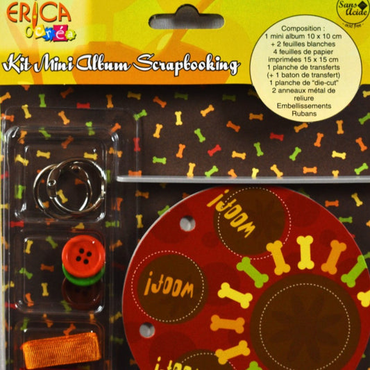 Kit Mini Álbum Fotos Cão